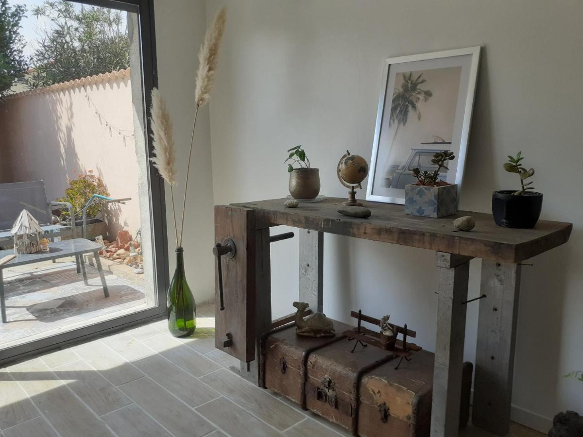 Loft Avec Clim, Parking Et Jardin Proche De La Mer Villa Sauvian Luaran gambar